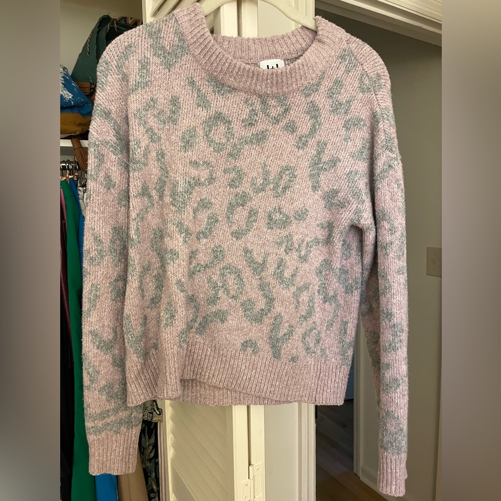 J + J Cheetah Sweater
